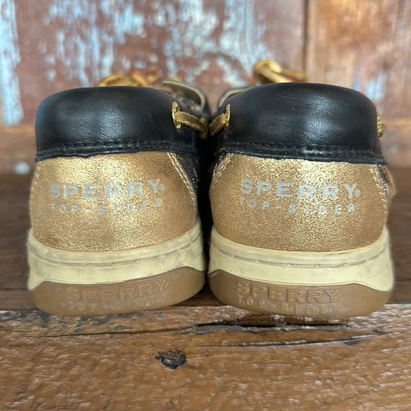 Sperry Top Sider Black Cheetah Print Loafer Size 8 - Picture 4 of 11